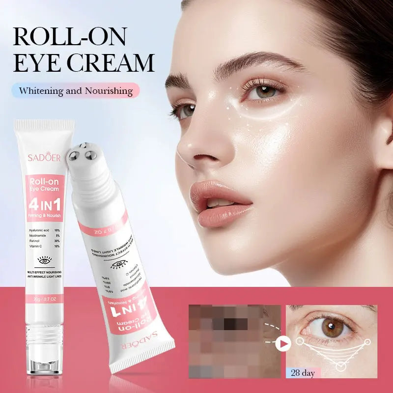 SADOER 4-in-1 Multi-effect Firming and Nourishing Eye Cream Improves Dark Circles and Moisturizes The Skin