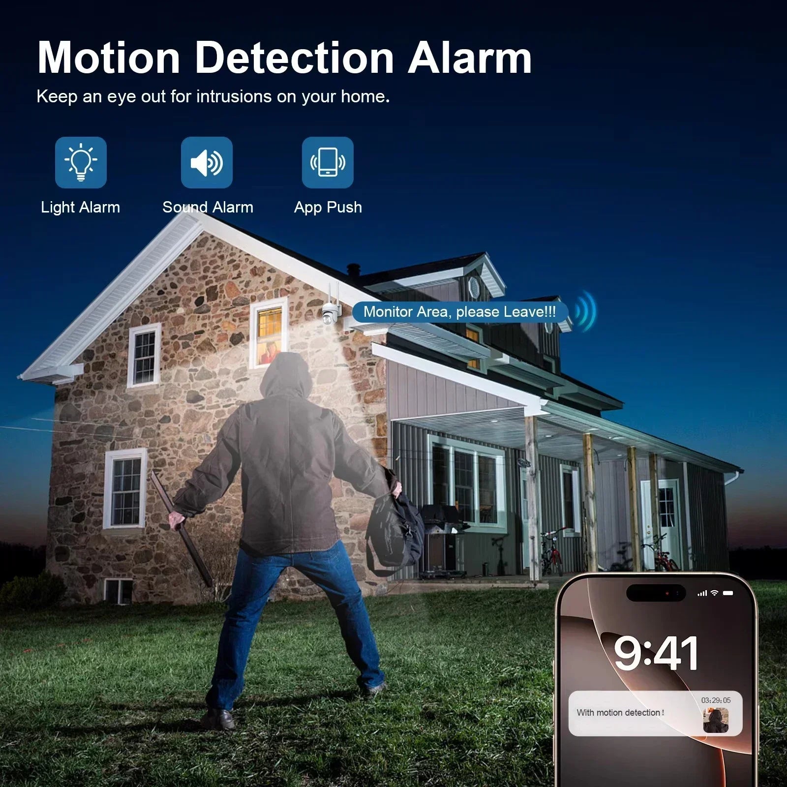 Yoosee PTZ IP Camera 3MP 5MP CCTV Outdoor Waterproof Color Night Vision Auto Tracking Two Way Audio Wifi Security Camera