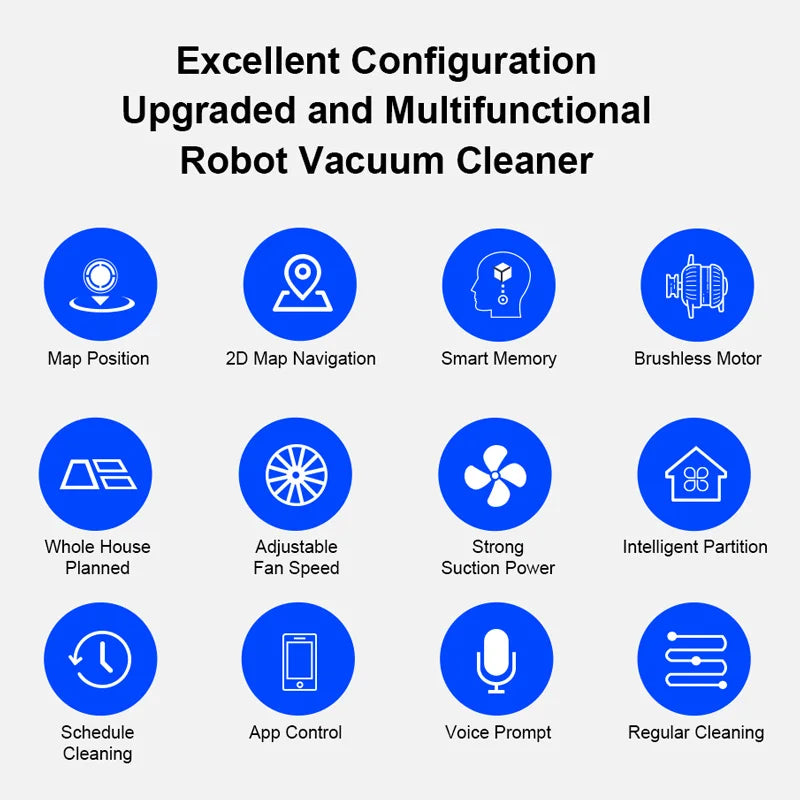 Liectroux M7S Robot Vacuum Cleaner,Smart Dynamic Navigation,4000Pa,Wet Mop,WiFi,Silent,Work with Alexa & Google Home