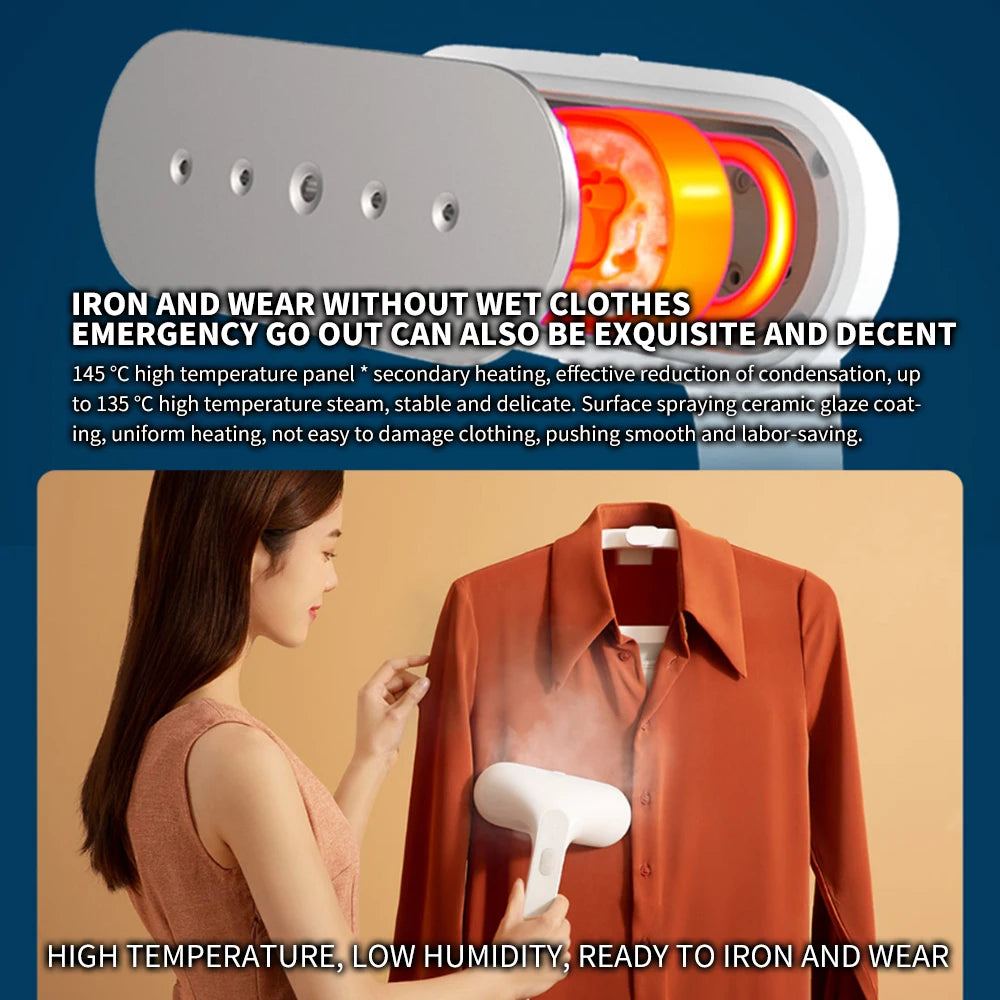 NEW XIAOMI MIJIA Garment Steamer iron Steam Presses Electric Steam Cleaner Supercharged Flat Ironing Clothes generator Hanging