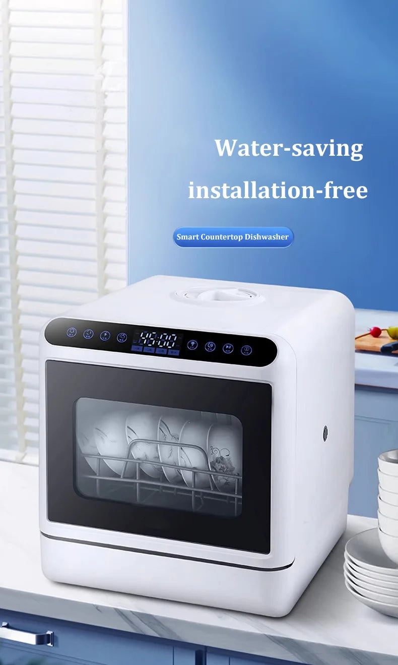 Portable Dishwasher Mini Countertop Dish Washer Machine Household Drawer Fully Automatic Kitchen Dishwasher Manufacturer