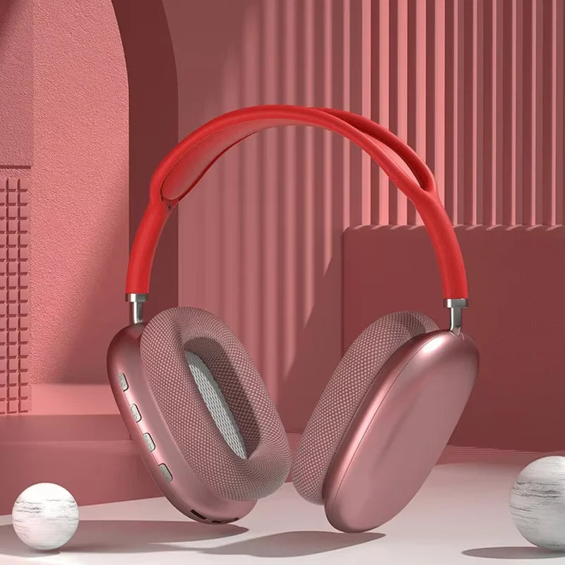 P9 Wireless Bluetooth Headphones for Sports and Hiking 5.3 with Charging Case Smart Headset with Stereo Sound for Gaming Music