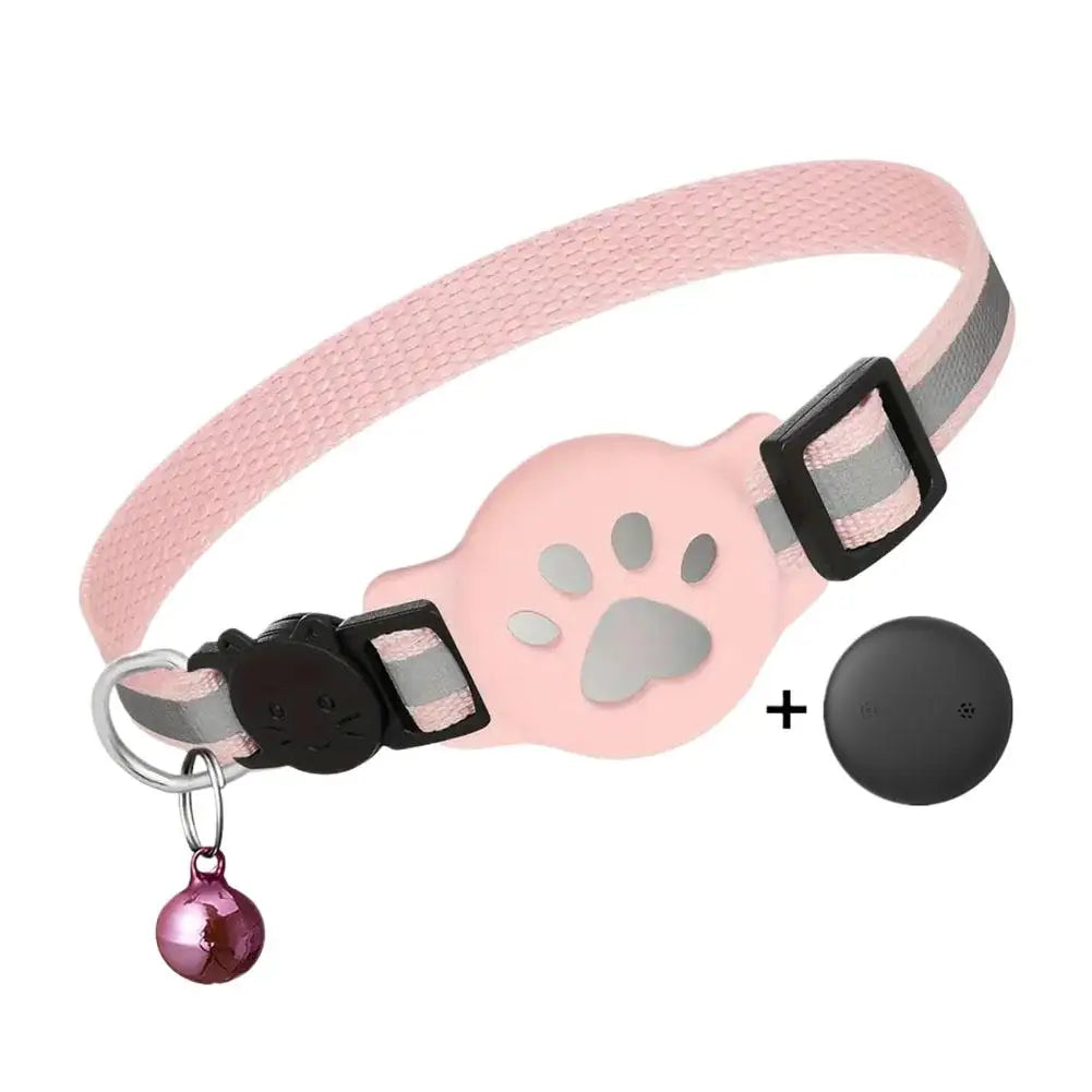 Pet Cat Locator Collar Gps Tracker Reflective Collar Waterproof Kitten Adjustable Tracking Pet Anti-Lost Device Accessories