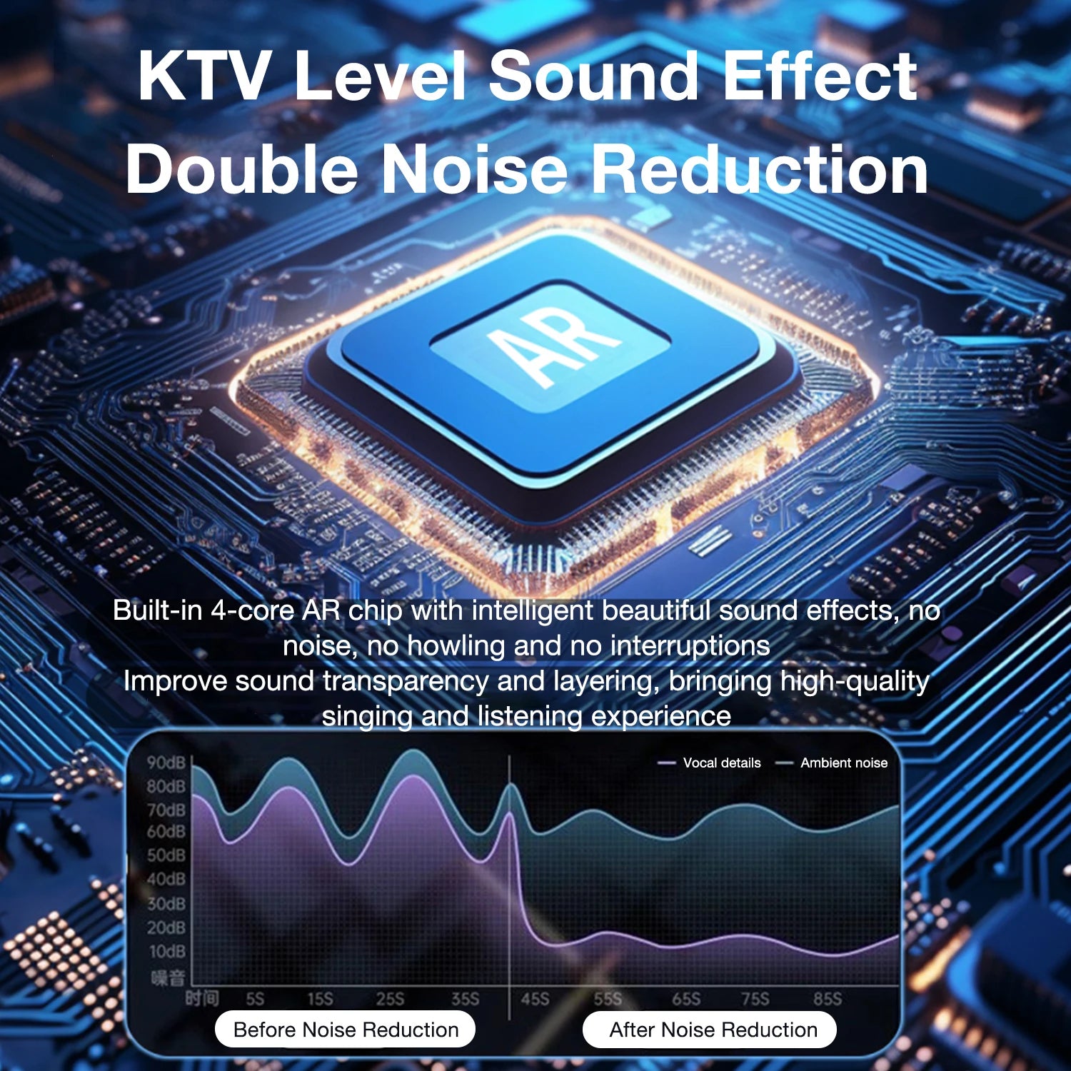 Wireless Karaoke Speaker Bluetooth5.3 Microphone K12 Home KTV Karaoke Machine RGB Light Portable Mini Bluetooth Speaker