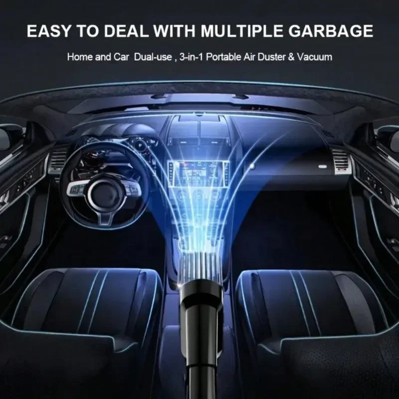 Combination Vacuum Cleaner USB Charging Car Household Vacuum Cleaner Small Car with Fully Automatic High Power Powerful Cleaning