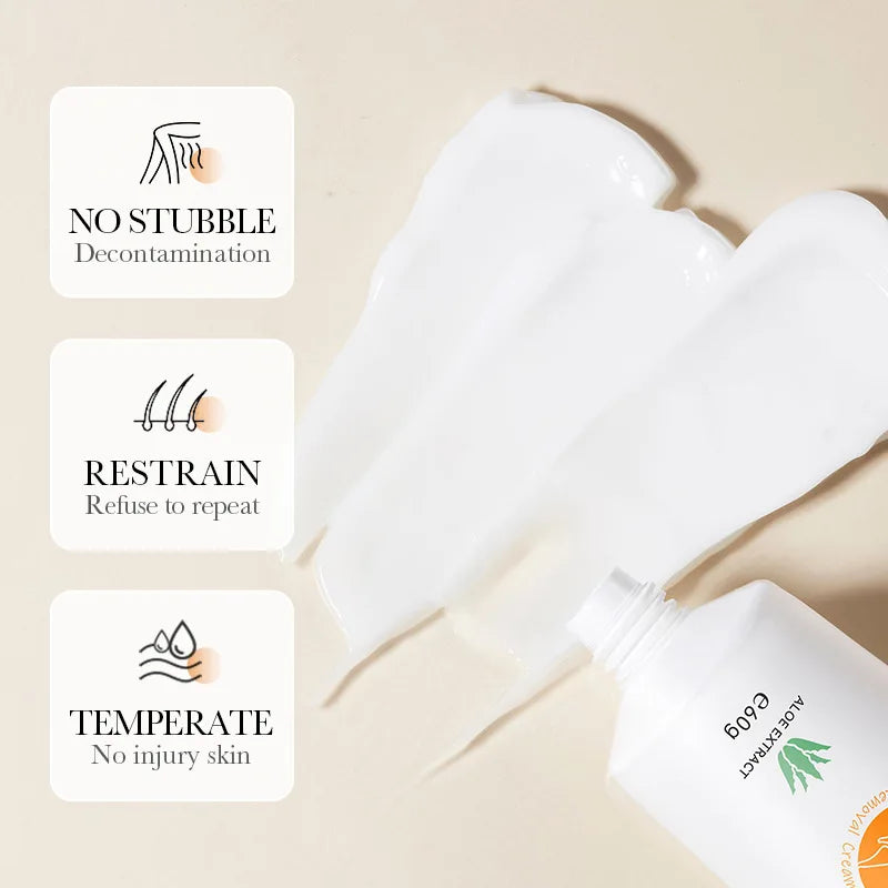 Hair Removal Cream Permanent Epilator Cream Intimate Areas Health Painless Hair Remover Growth Inhibitor for Men Woman Body Care