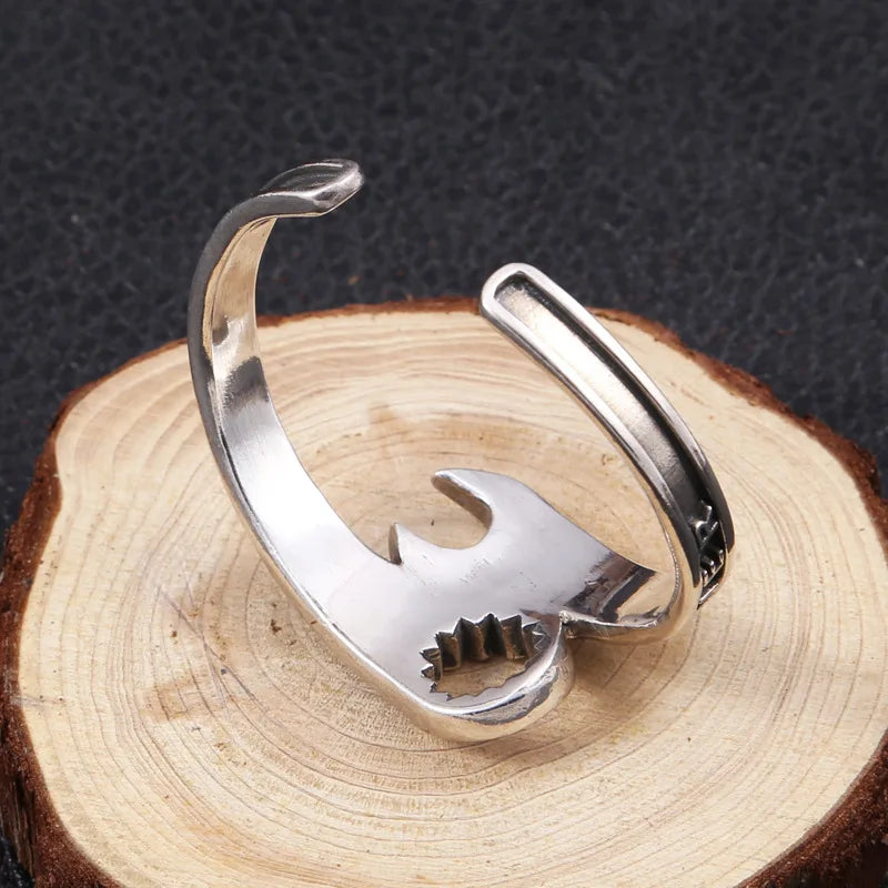 Trendy Fashion Stainless Steel Bracelets For Men New Fashion Cool Men's Personalized Open End Wrench Bracelets Gifts