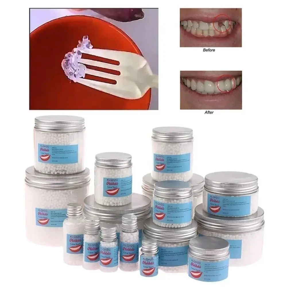1Pcs Durable Safety Dental Supplies Tooth Repair Glue Temporary Shapeable Teeth Gaps Filling Solid 5-50ml Resin Falseteeth Glue