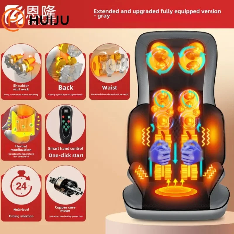 Hot selling item Massage Pad Multifunctional Intelligent Kneading Cervical Spine Waist Back Hips Seat Pad