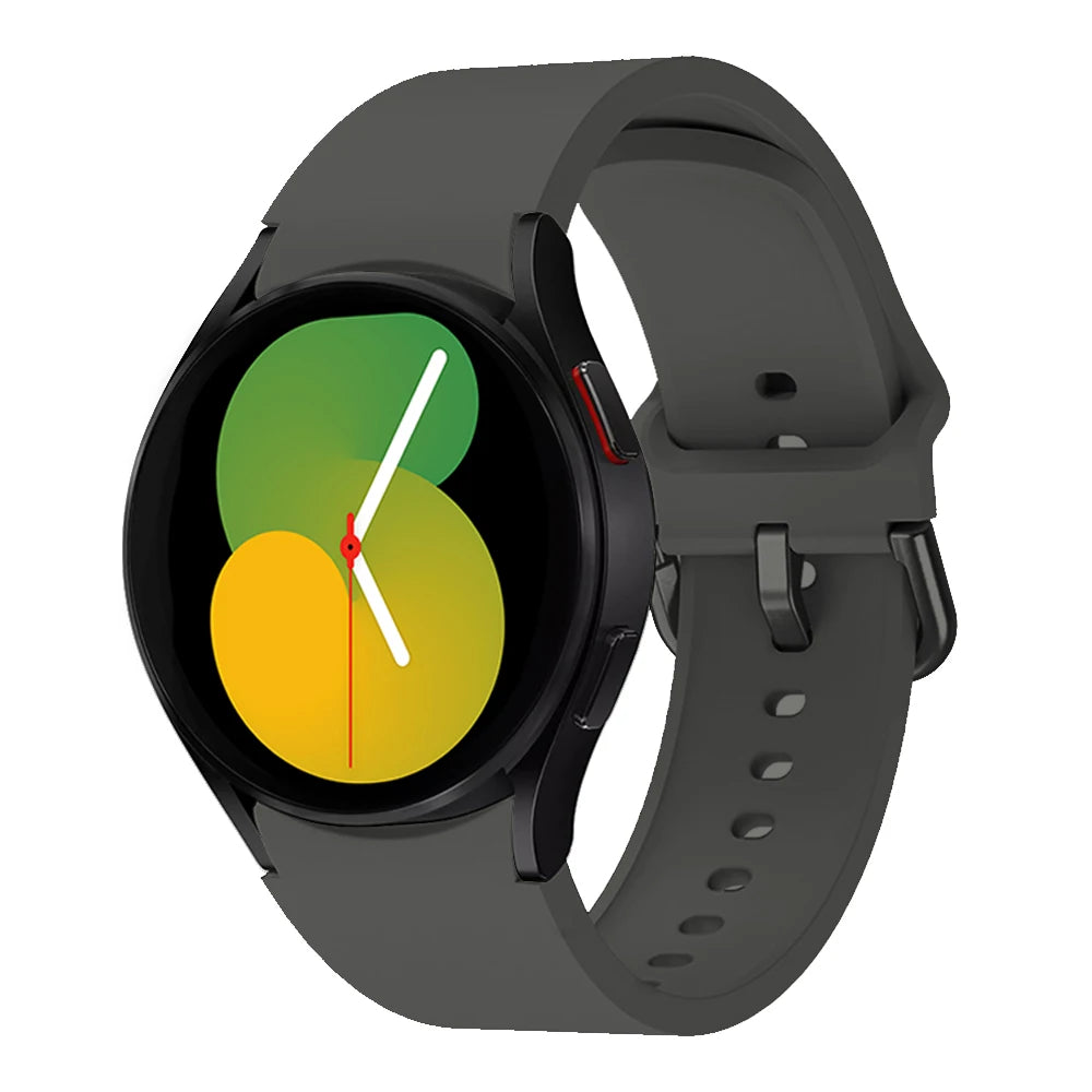 Strap For Samsung Galaxy Watch 6/4/7 44mm 40mm/5 Pro 45mm wristband 20mm Silicone Bracelet Galaxy Watch 6 classic 43mm 47mm Band