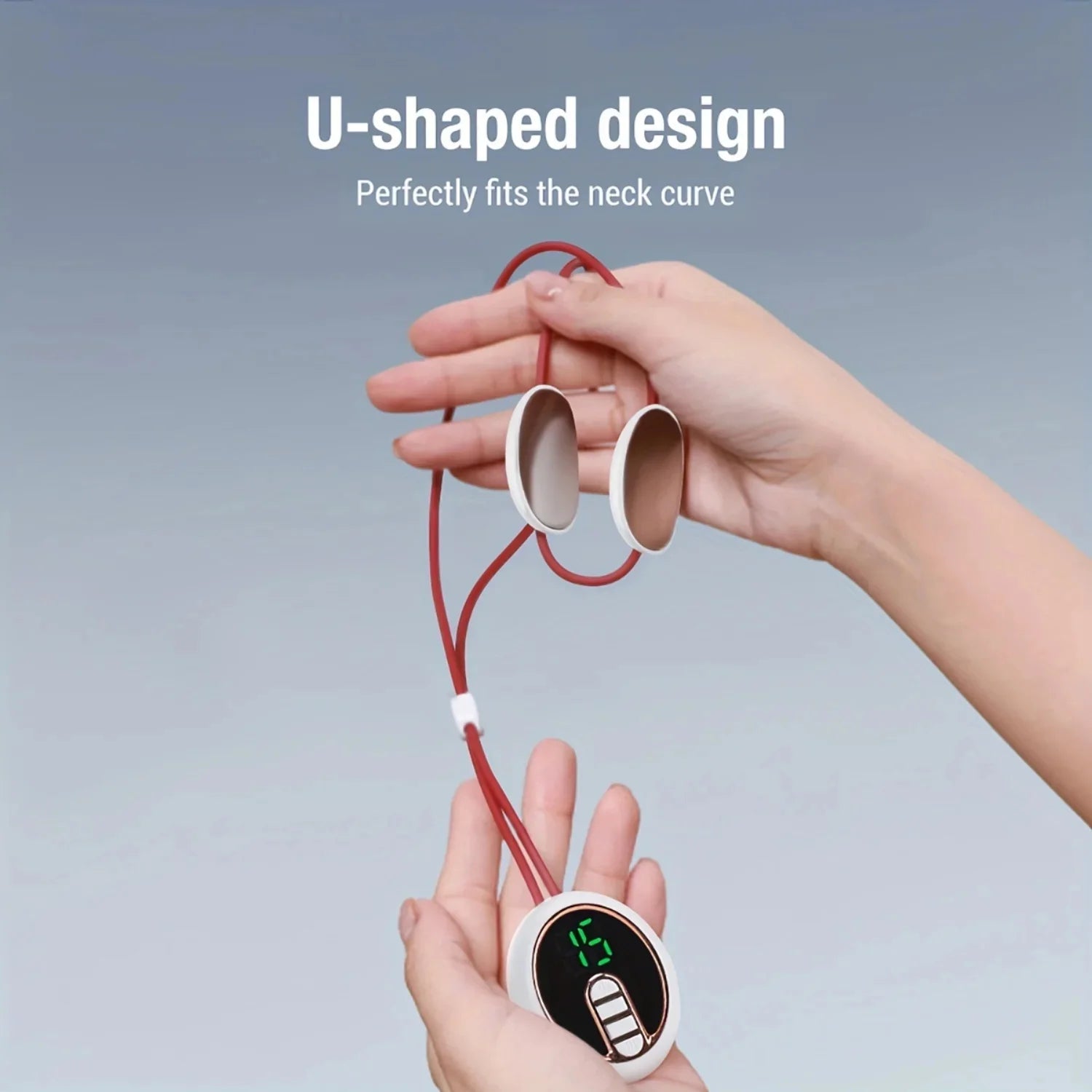 Lntelligent Micro Current Neck Massager Hot Compress Ten Pulse Pain Relief Hanging Device Cervical Spine Body Legs Hands Massage