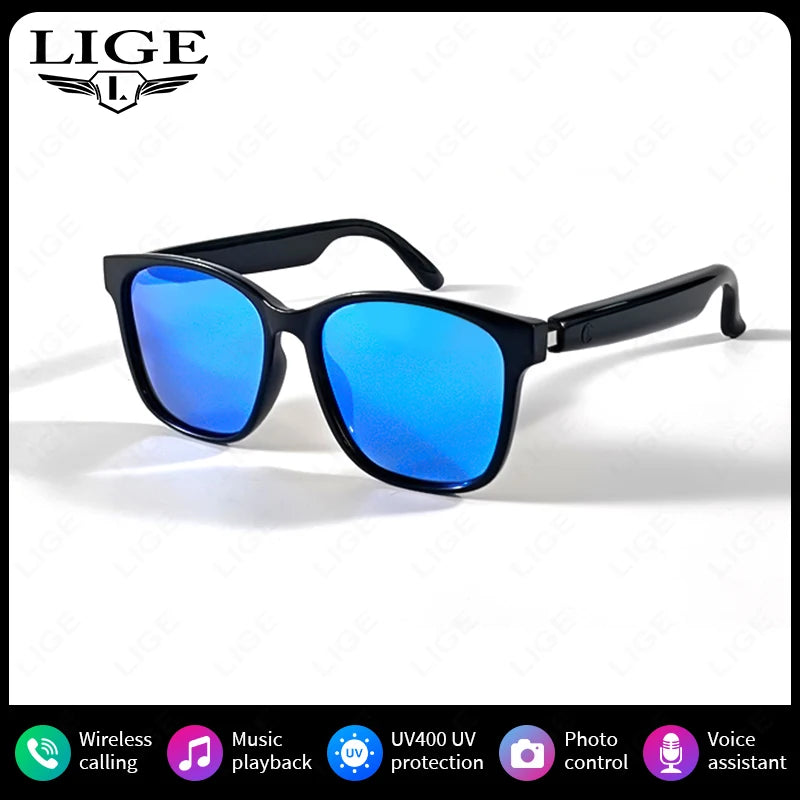 2025 Sunglasses Smart Glasses Fashion Sunglasses Bluetooth Call UV400 Hiking Fishing Al Intelligent Wireless Translation Glasses