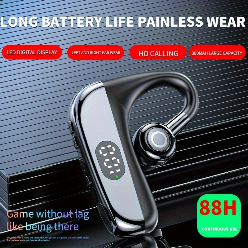 Wireless Headphones Bluetooth Headset With Microphone Earphones Handsfree Noise Canceling Talking Business Driving