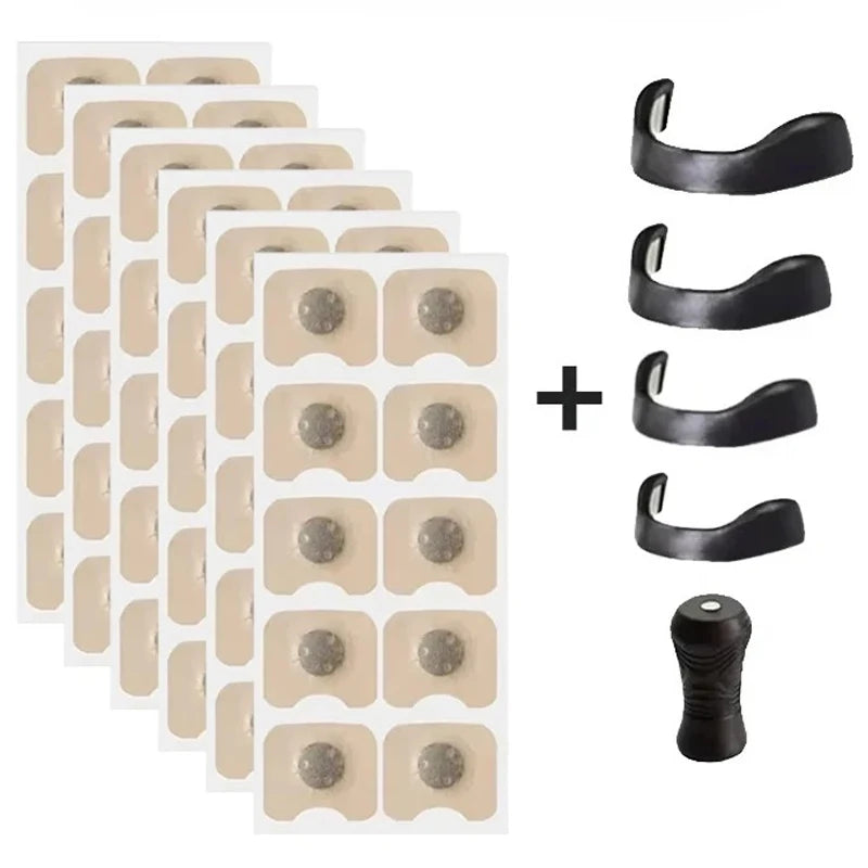 30/60/90/150Pcs Nose Breathing Magnetic Suction Iron Nasal Strips Increase Air Intake Better Sleeping Patch Reduce Snoring Tools