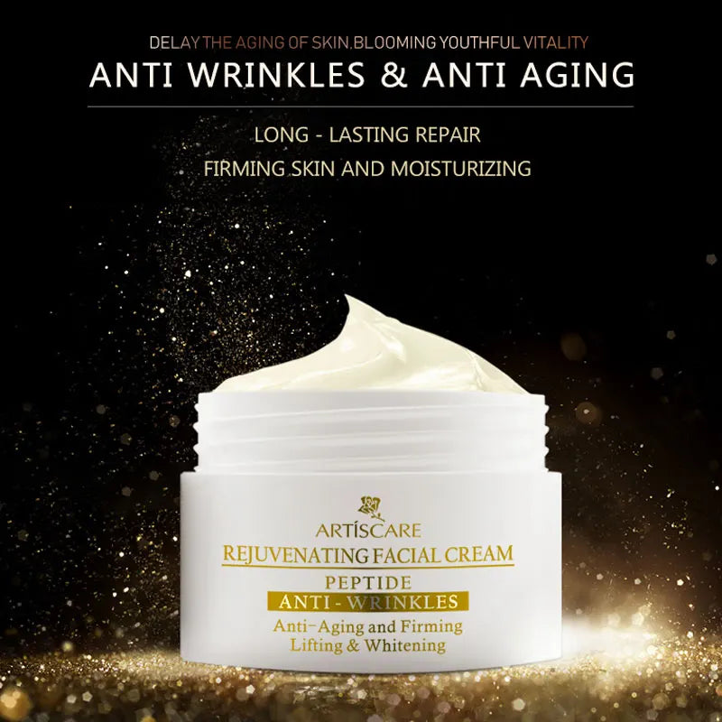 ARTISCARE Snail Repair Face Cream + Peptide Facial Cream 2Pcs for Moisturizing and Nourishing Skin Care