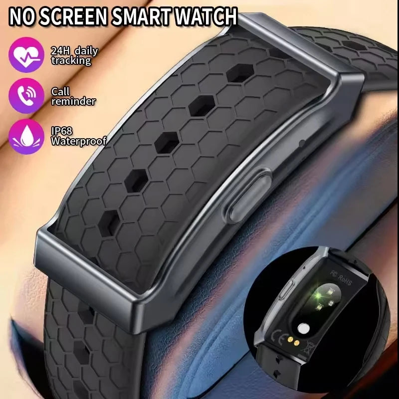 Hot No Screen Smart Watch Men Women Fitness Smart Bracelet Sport Band Heart Rate Blood Oxygen Monitor Health Tracker Smartwatch