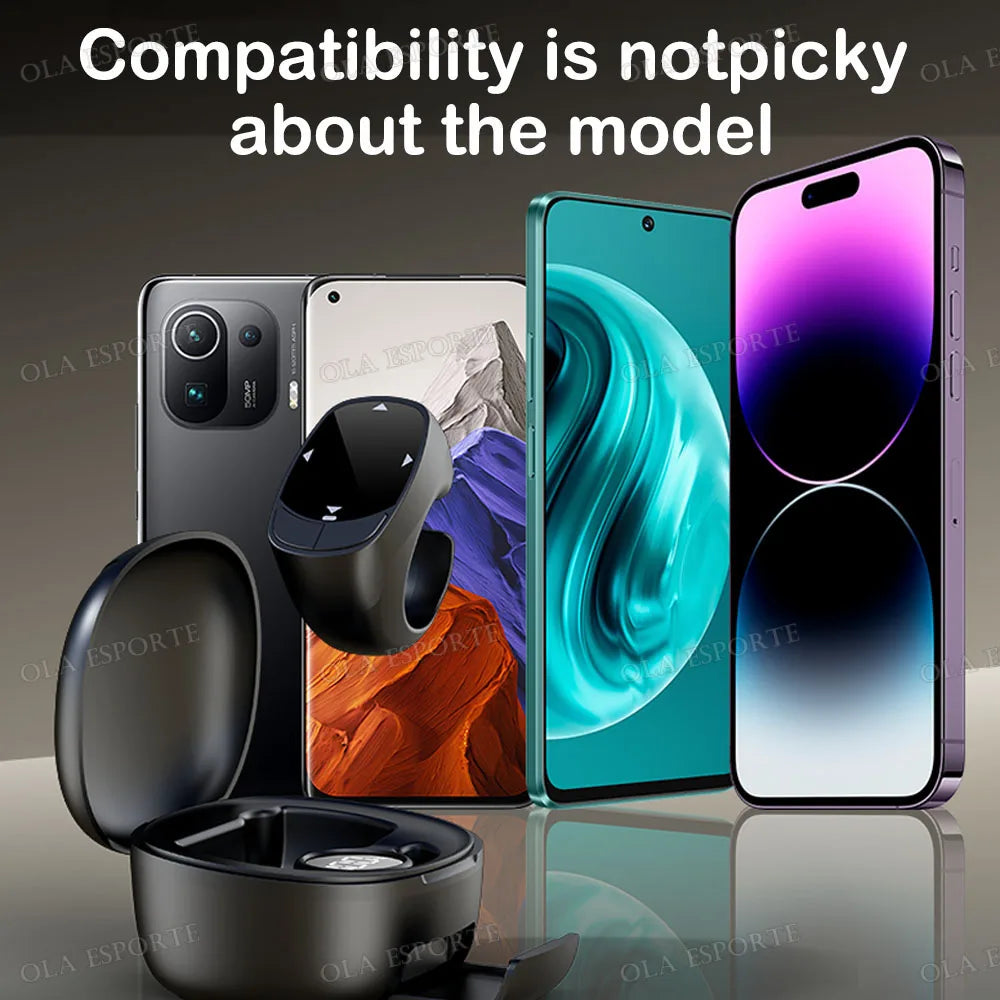 New Smart Ring Multi-Functional Rings Remote Control 5.3 BT Page Scrolling Video Flipping Auto-Like, Take Photos For Smartphones