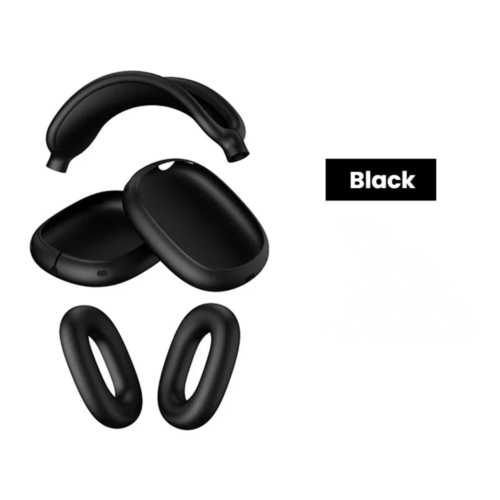 3 in 1 Soft Silicone Case for Airpods Max Cases Skin Protector Wireless Headphones Covers Shockproof Earphone Covers Accessories