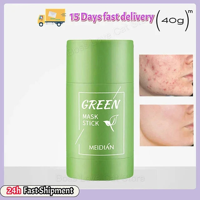 Shrink Pores Mask Salicylic Acid Deep Cleansing Stick Kaolin Clay Refines Skin Remove Forehead Blackhead Chin Pimples Acne Treat