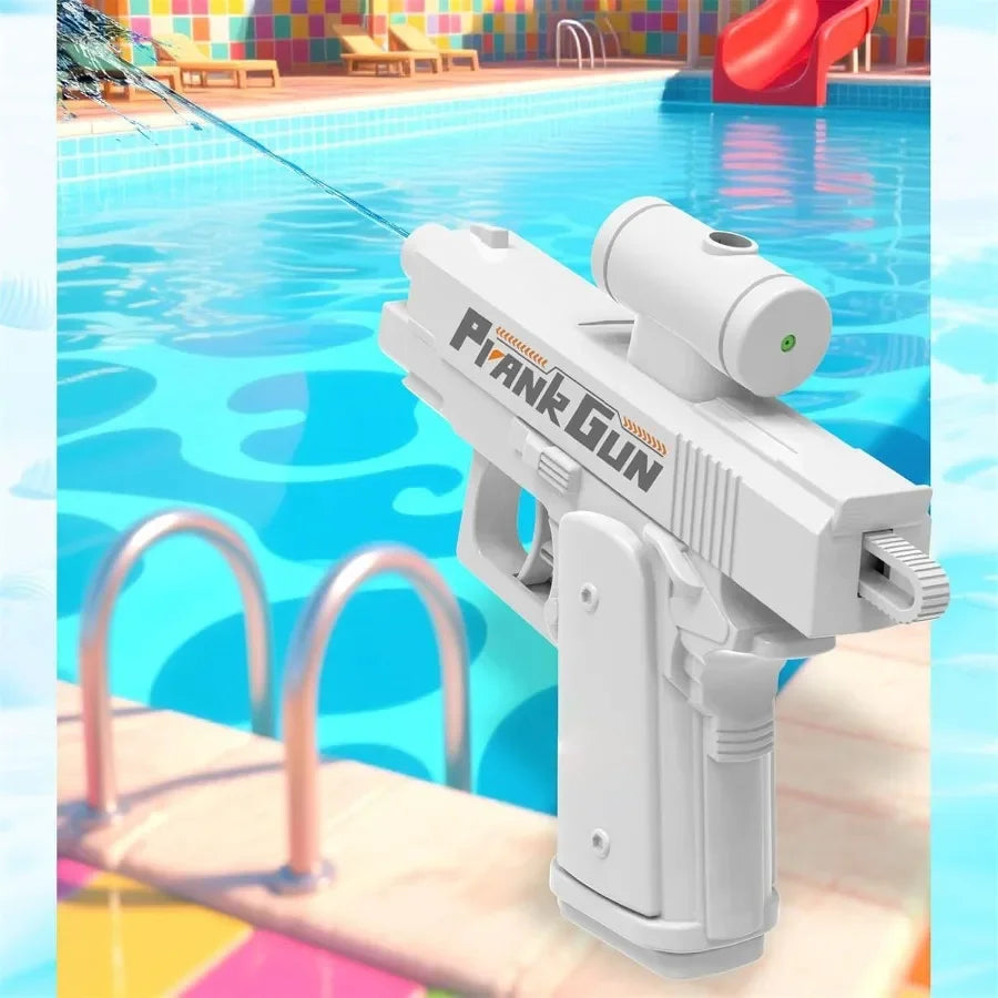 Prank Water Gun Non Electric Pistol High-pressure Two Sided Full Automatic Shooting Water Beach Toy Gun For kid Children Adult