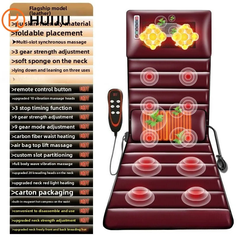 Multifunctional Full Body Home Massage Cushion Waist Back Electric Instrument Blanket Kneading Cushion Electric Chair