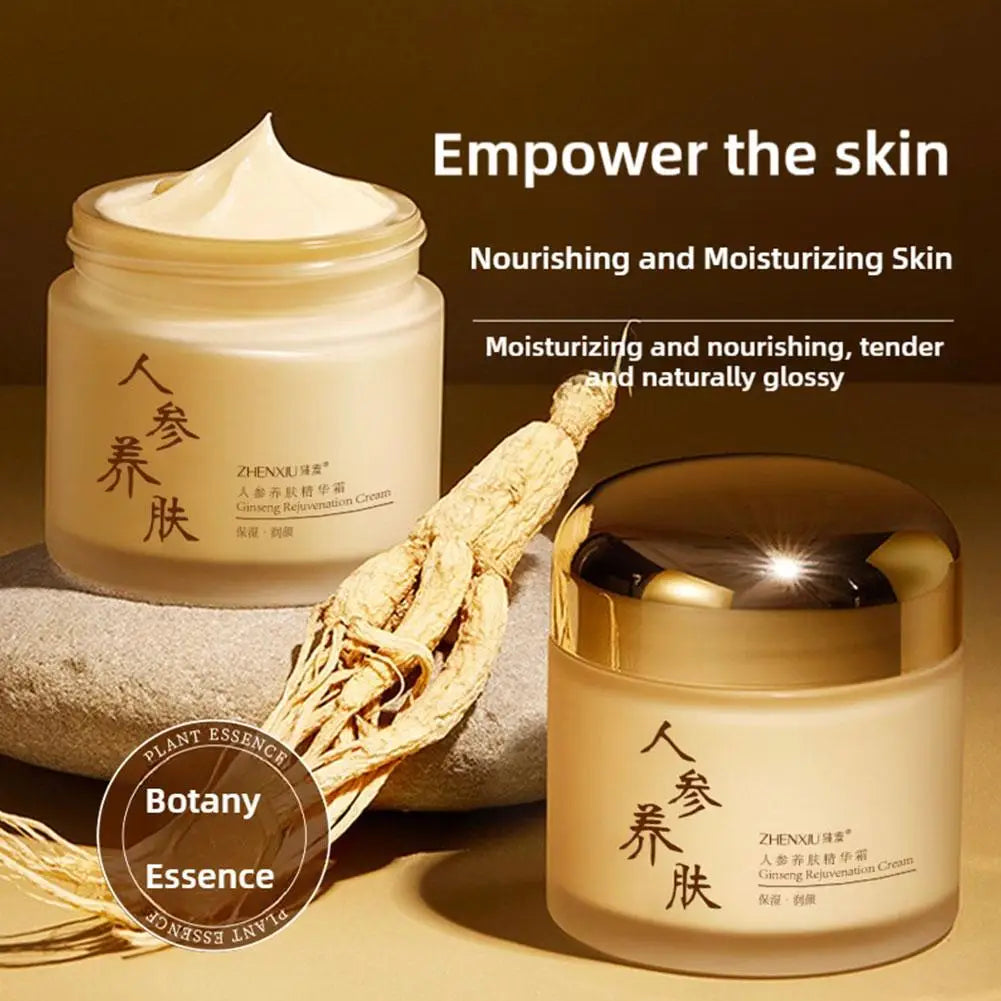 60g Face Cream Anti-wrinkle Moisturizing Smoothing Ginseng Serum Anti Aging Reduce Fine Lines Moisturizer SkinCare Essence Cream