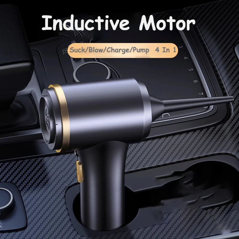 Auto Multifunctional Vacuum Cleaner Car Household Charge Portable Handheld Brushless Small Powerful Vacuum Blower Large Suction