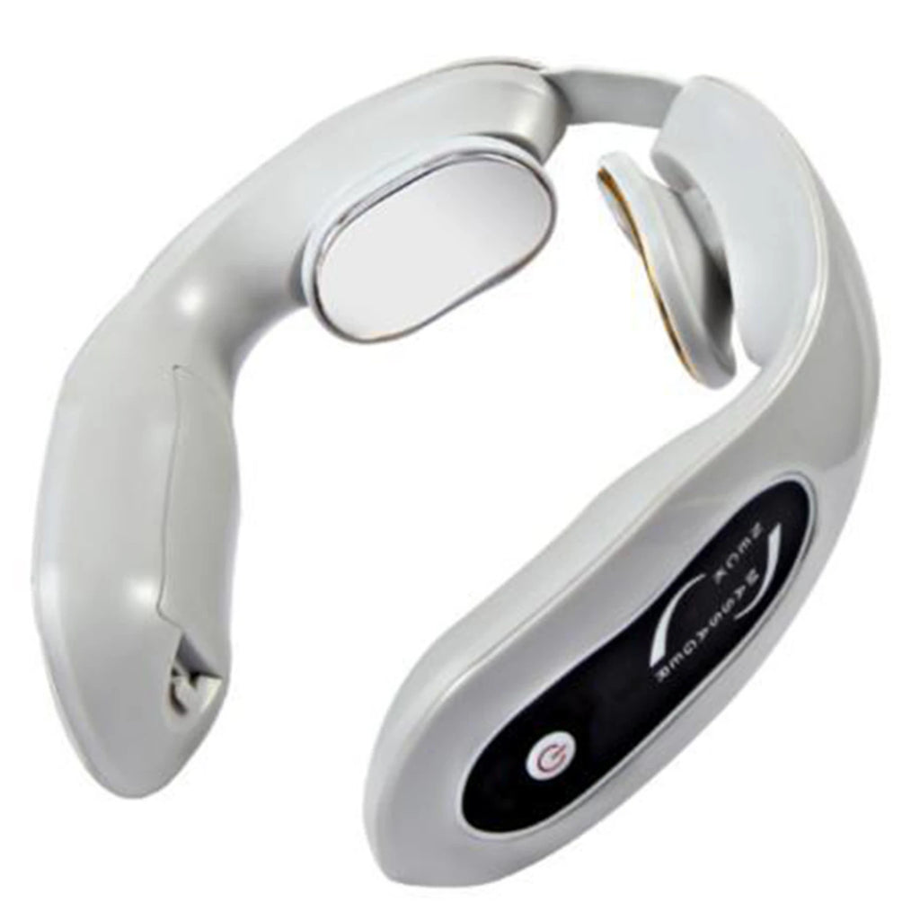 EMS-Neck Acupoints Lymphvity Massager Device Intelligent Neck Massager With Heat for Neck Shoulder