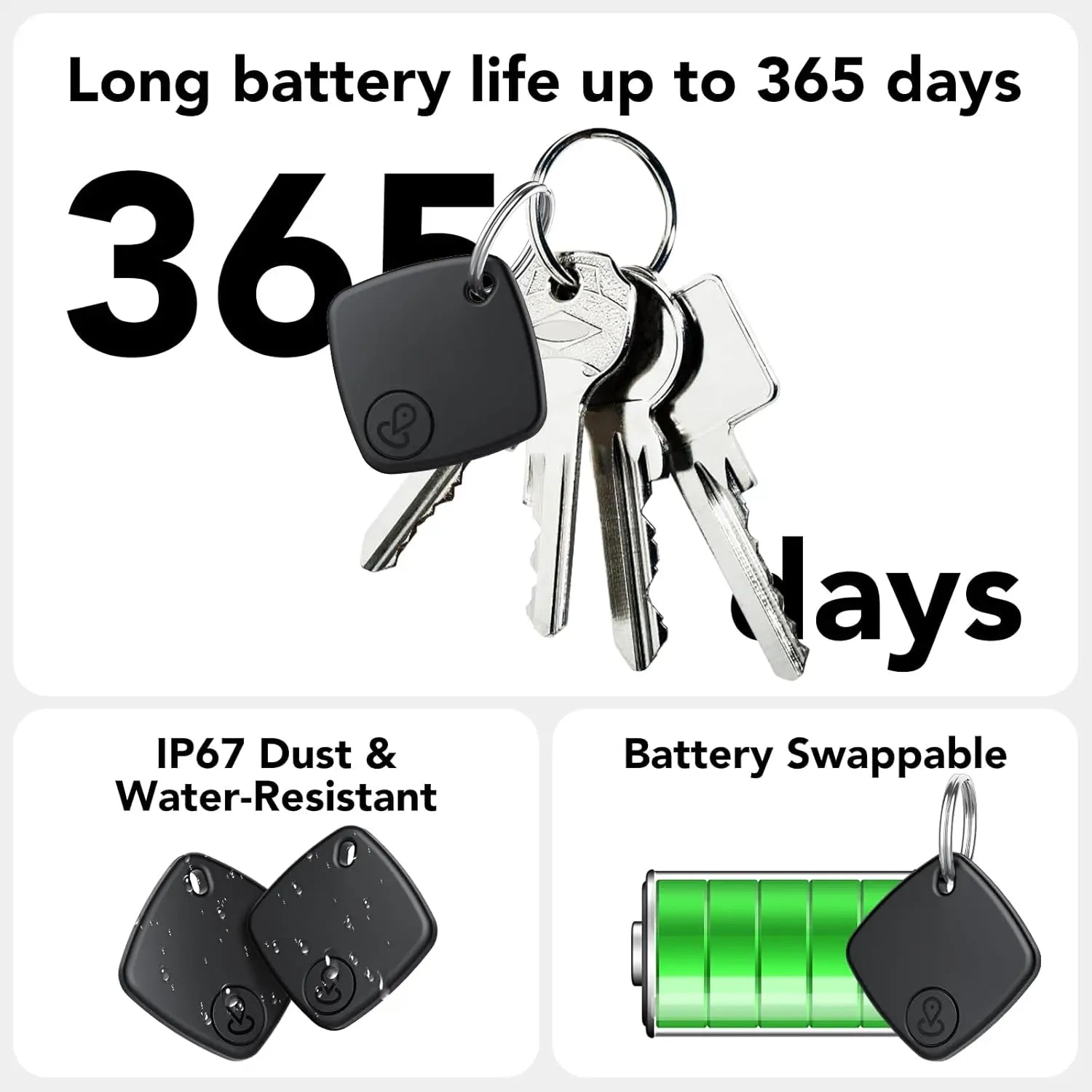 Bluetooth Mini Tracking Device for Apple Find My APP Smart Tag Kid Pet Car GPS Lost Tracker Anti-Lost Alarm Reminder Positioner