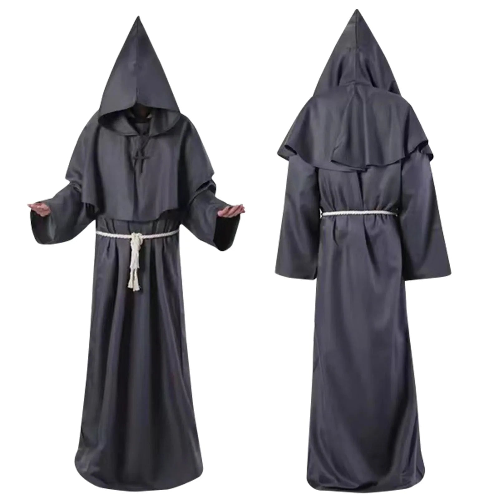 Halloween Costume Halloween Cosplay Costume Medieval Monk Suit Monk Robe Wizard Suit Priest Suit Costume Stage Suit 코스프레 의상