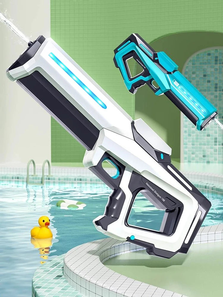Electric Water Guns For Adults Powerful Squirt Automatic Water Suction Water Blasters Summer Outdoor Beach Toy For Kids Gift