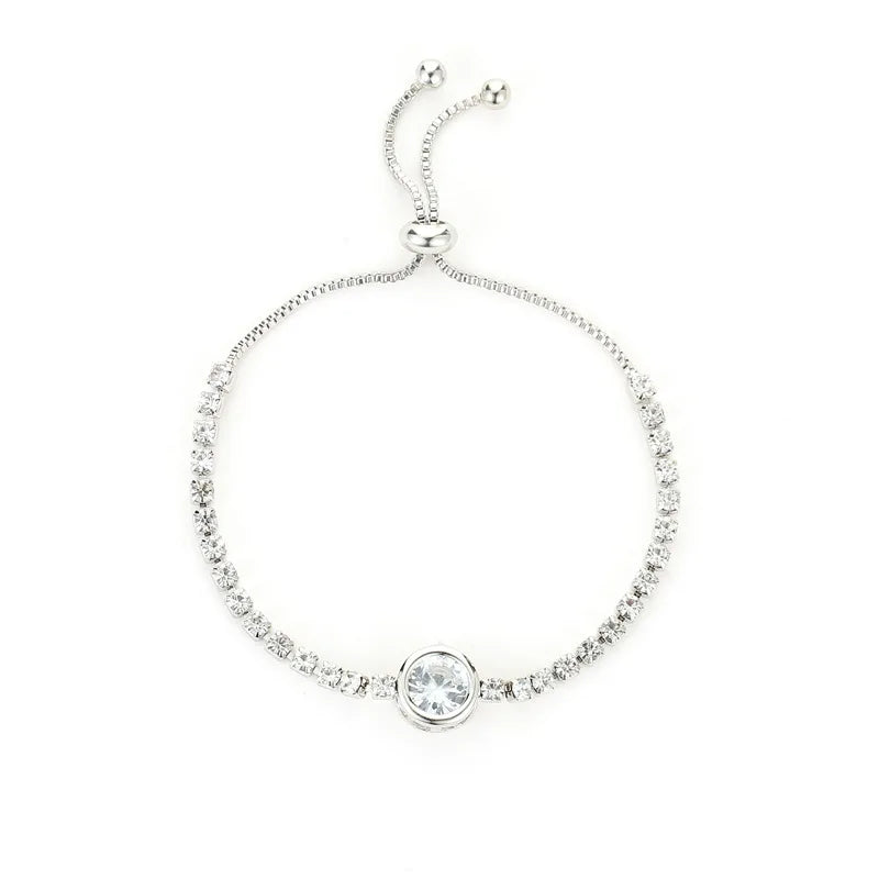 Luxury Gold Plated Oversized Zircon Adjustable Bracelets For Women 2022 New Trendy Shiny High Quality Bracelet Wedding Jewelry
