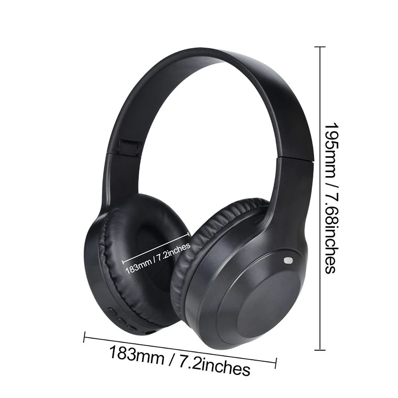 HIFI Stereo Bluetooth 5.3 M5 Wireless Headset HiFi Stereo Earphones Noise Cancelling Gaming Headband Foldable with Mic Earbuds