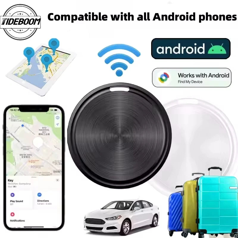 New Bluetooth Car Mini GPS Tracker for Android Key Wallet Bags Finder With Google Find My Device App Keys Finder Locator