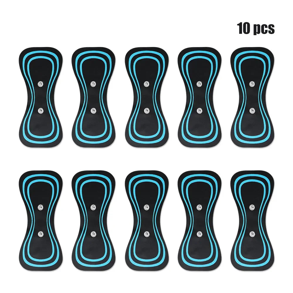 Gel Pads for Ems Massager Neck Stretcher Patch Back Sticker Muscle Stimulation Pulse Patches Fitness Neck Body Pain Relief Tools