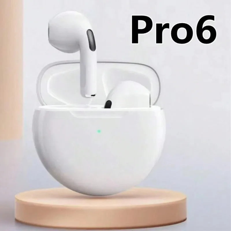 Original Air Pro 6 TWS Wireless Headphones Fone Bluetooth Earphones Mic Pods InEar Earpods Pro6 Earbuds sport Headset For Xiaomi
