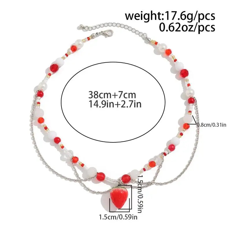 Women's New Necklace Lolita White Lace Necklace, Pearl Tassel Rhinestone Necklace Collar Sweet Cool Fashion Necklaces Girls Gift