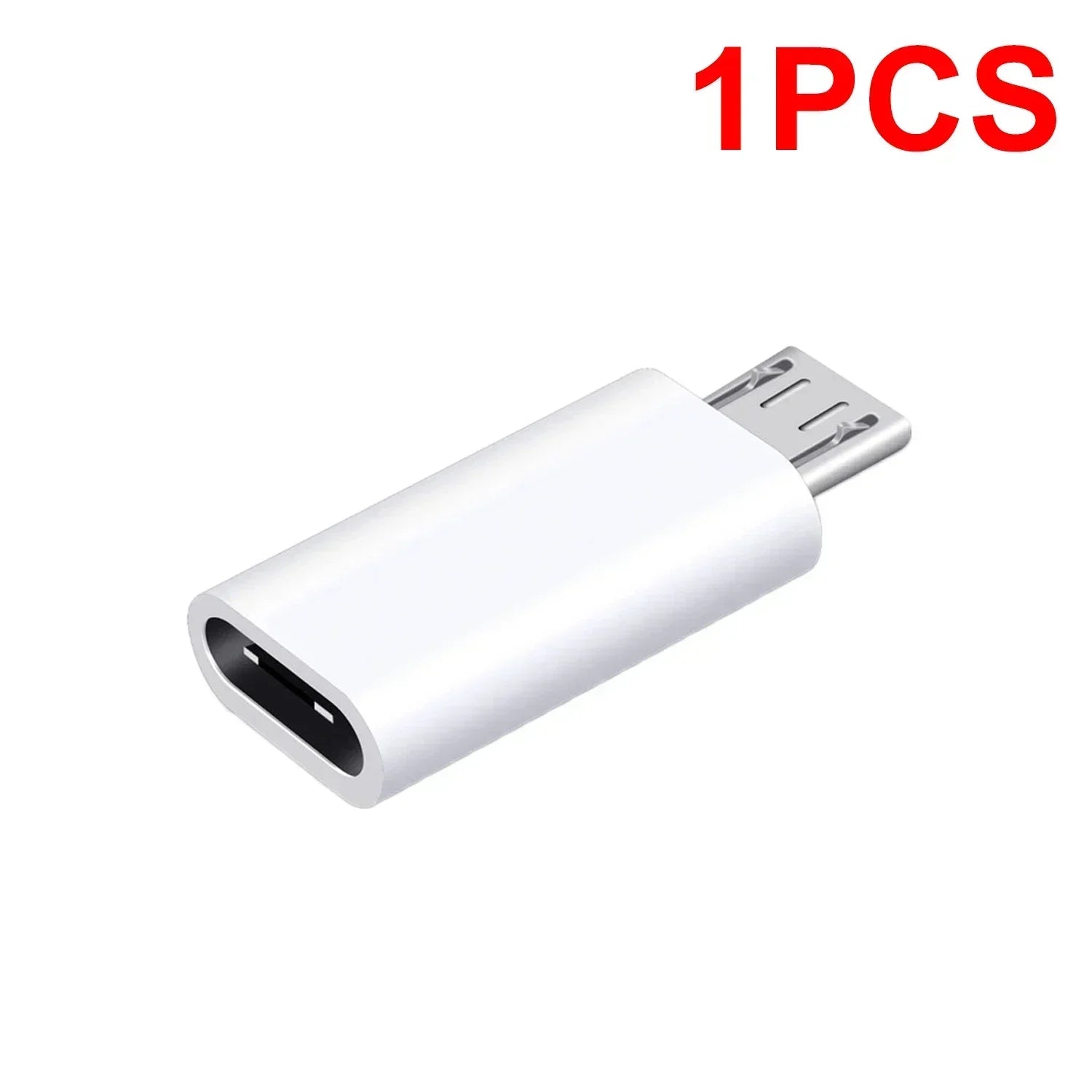 10-1Pcs Micro USB Female To Type C Male Adapter OTG Converter Micro-B To USB-C Connector Phone Charger Cable Adapter For Samsung
