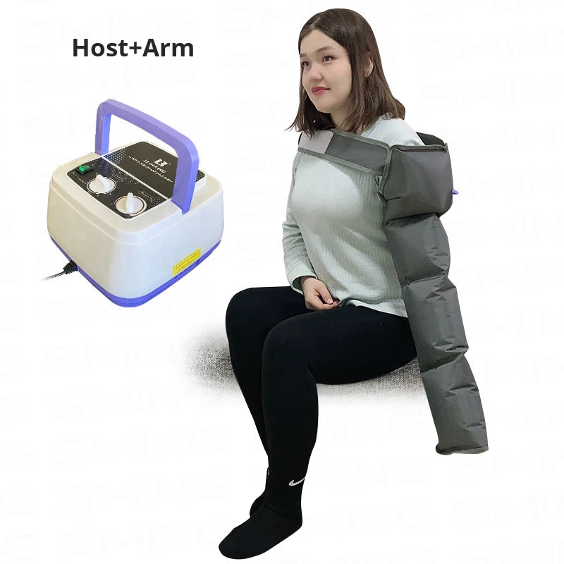 4-Cavity Electric Air Compression Leg Massager Wraps Arm Waist Foot Massage Machine Promote Blood Circulation Body Shapping