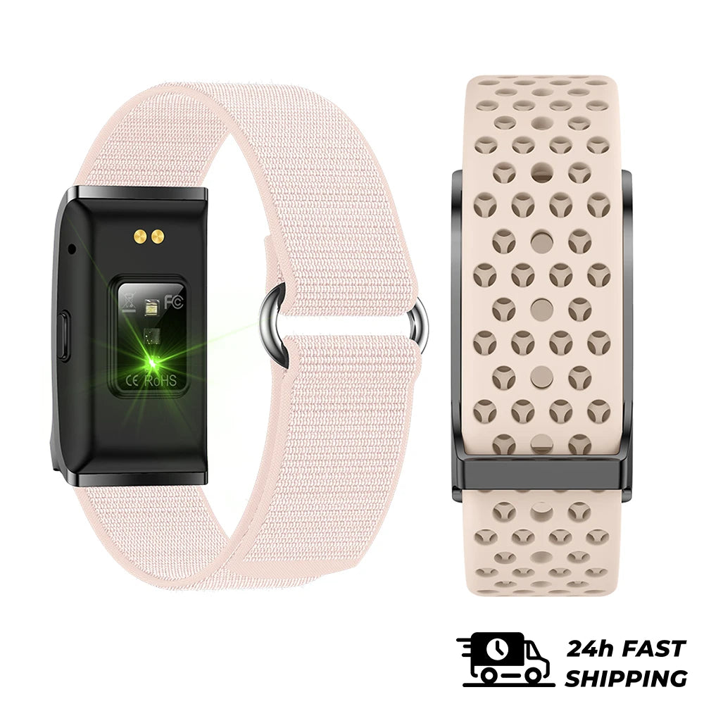 Smart Bracelet Women Men Heart Rate Blood Pressure SpO2 Sleep Tracker Activity & Fitness Trackers 170+ Sports Modes Wristbands