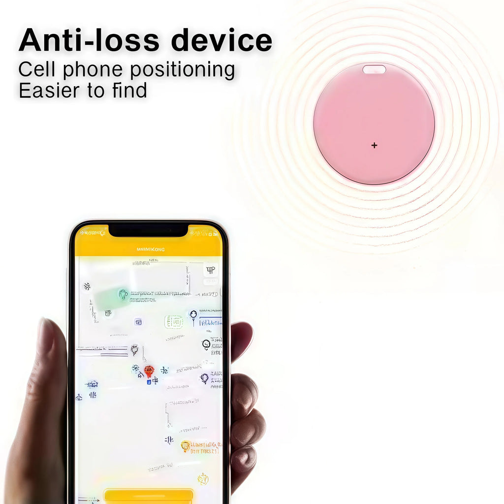 Mini GPS Tracker for Keys, Wallet & Child – Bluetooth Anti-Lost Alarm, |Realtime Tracking & Waterproof Design