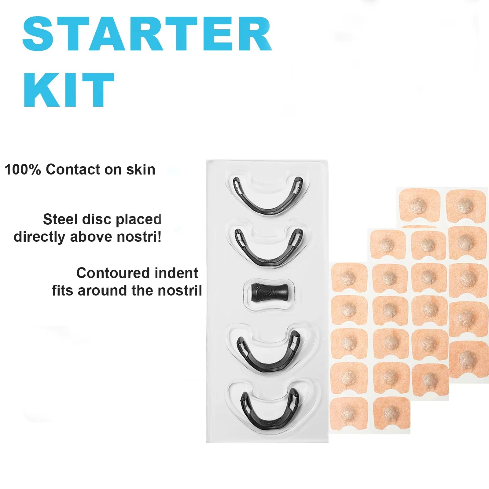 Sport Nasal Dilator Sleep Nasal Breathing Dilators Starter Kit Nose Breathe Strips Magnetic Nasal Strips Reduce Snoring
