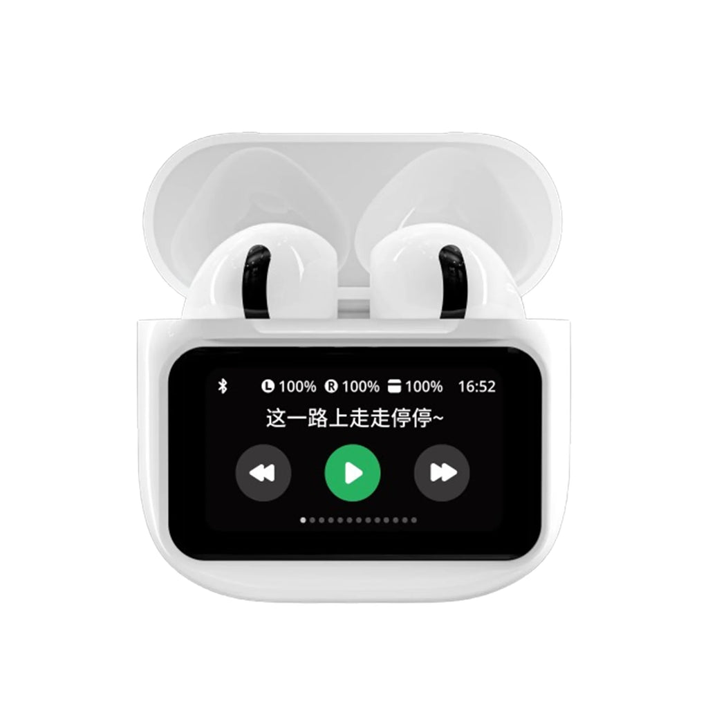 A11 Pro TWS Wireless Earbuds Touch Control LCD Screen Earphone with ENC Noise Cancelling Super Bass Premium Sound Long Battery