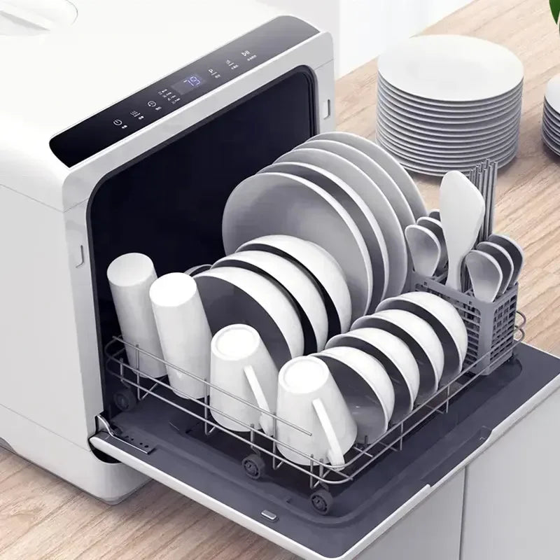 Mini Portable Table1200W Full- Automatic Dishwasher Hotel Independent Home Restaurant Kitchen Dishwasher for Restaurant
