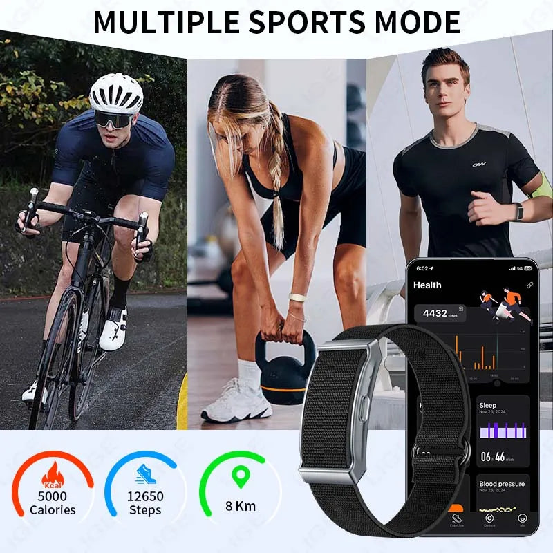 LIGE Smart Bracelet Heart Rate Blood Oxygen Monitor Pedometer Waterproof Sports Fitness Tracker Watch Men Women Electronic Band