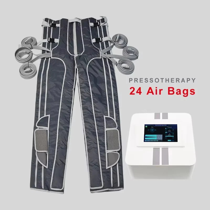 Airbag drenaje linfático masaje de piernas botas de recuperación de presión