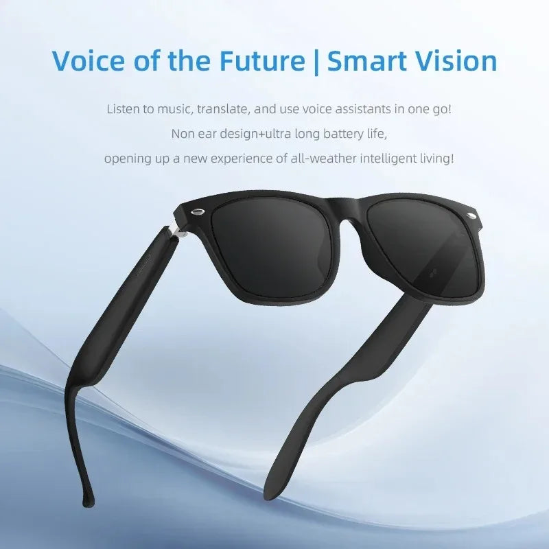 Smart Glasses Bluetooth Call Outdoor Sports Headphones AI Voice Navigation Photochromic Lens Waterproof Anti-UV Smart Sunglasses