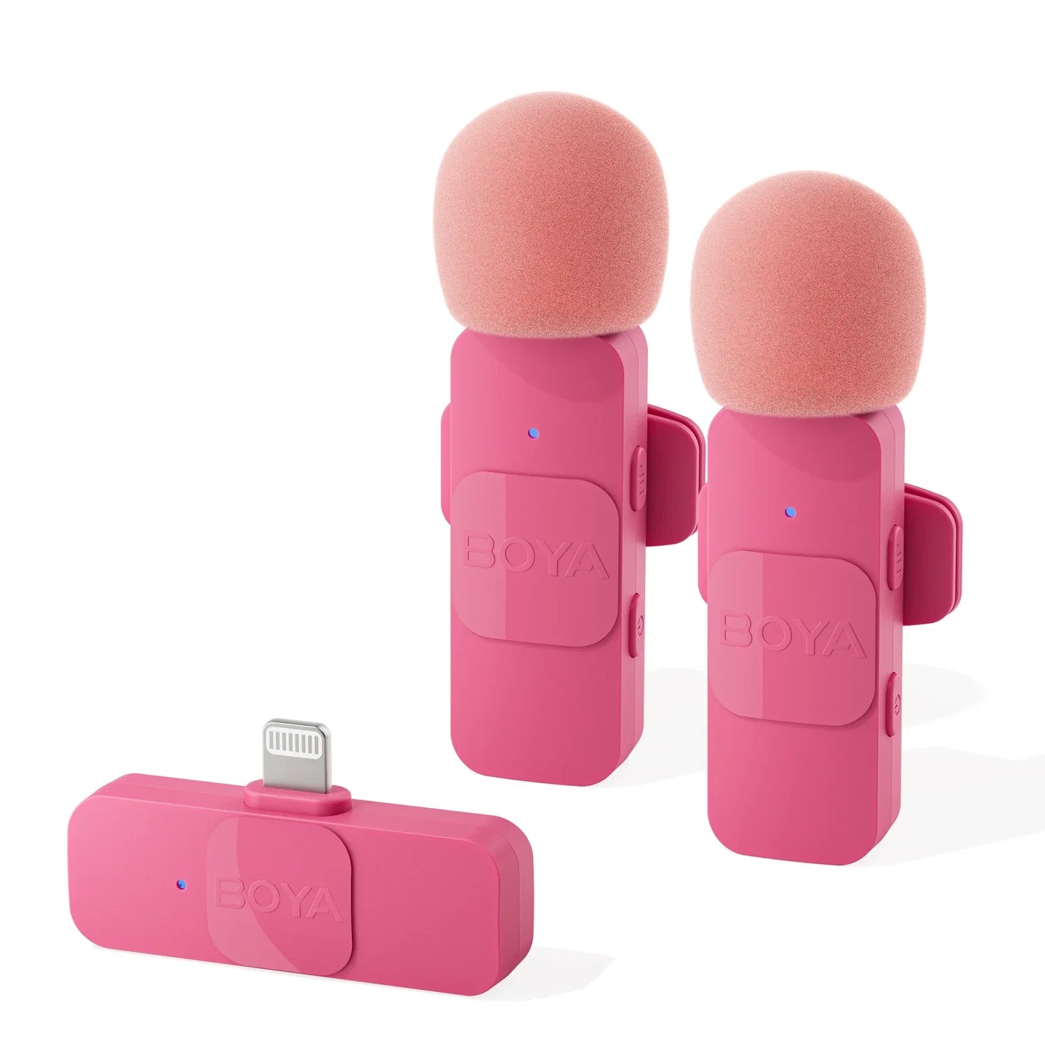 BOYA BY-V Wireless Lavalier Microphone for iPhone 15/16 Series Samsung TECNO REDMI Type-c Devices Video Recording Streaming Vlog