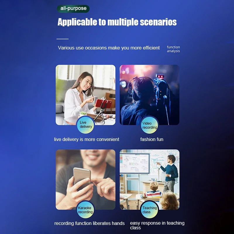 Wireless 3.5mm Lavalier Lapel Microphone Omnidirectional Condenser Mic for Camera Speaker Smartphone Recording Mic for YouTube