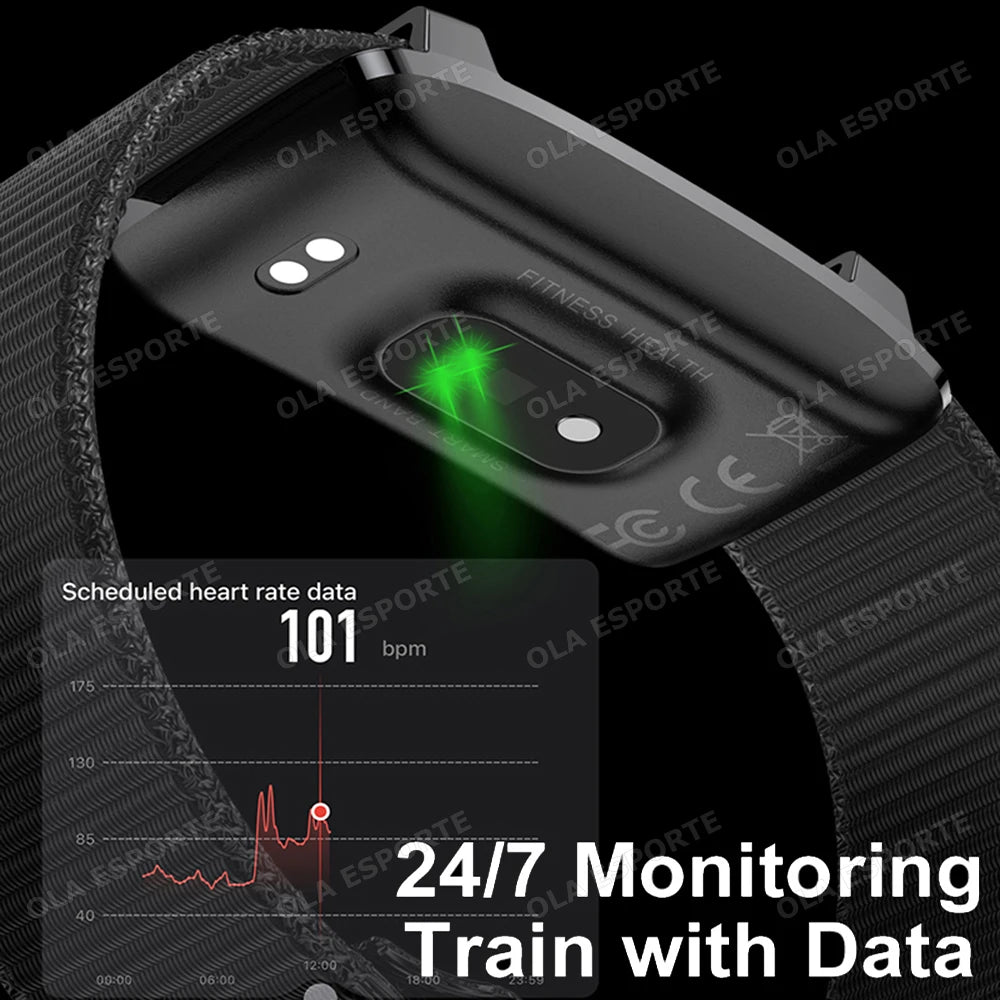2026 New Smart Bracelet Heart Rate Blood Pressure Blood Oxygen Monitoring Sport Fitness Tracker Watch For Men Women Smart Watch